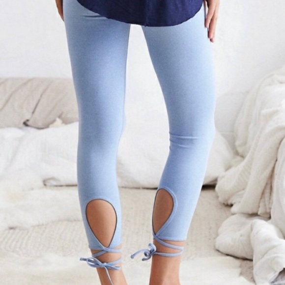 Ballet Style Tie High Waist Leggings